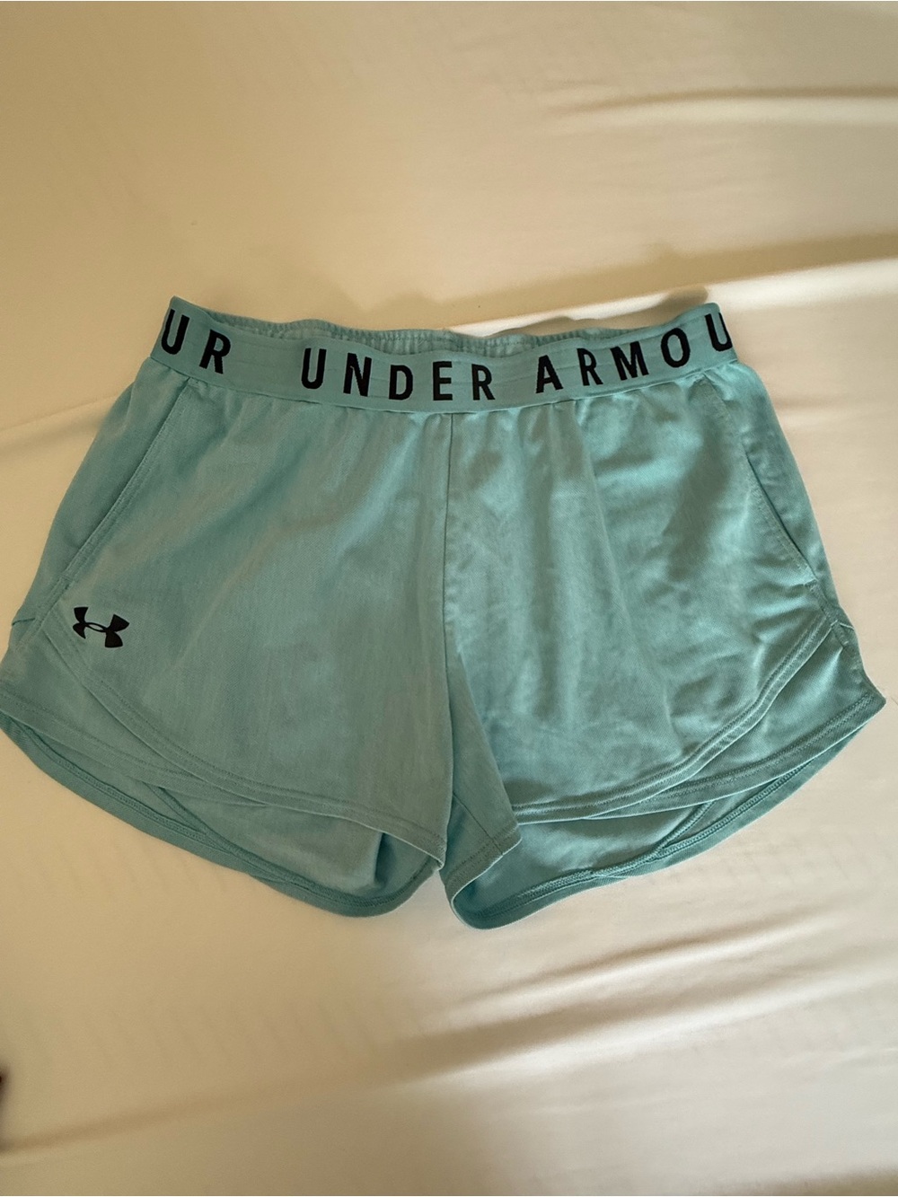 Under Armour Women's Aqua/Turquoise Athletic Shorts